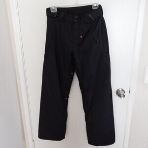 Billabong Women's Snowboard Pilot Live Fast Ski Pants Black Y2K S Adjustable